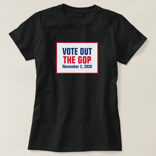Omröstning Rött vitt blått 2020-2010 T Shirt (Design framsida)