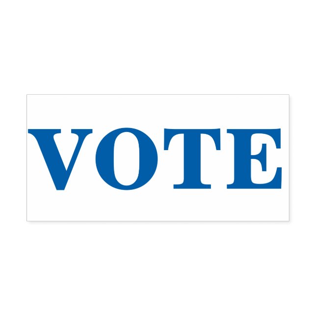 OMRÖSTNING SJÄLV BLI Frimärke Självfärgande Stämpel (Design)