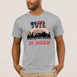 OMRÖSTNING SOM Ditt liv är beroende av det...DET G T Shirt