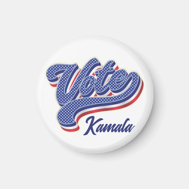 Omröstning Stars och stripes - Val Magnet (Framsidan)