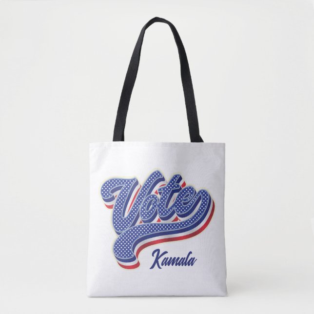 Omröstning Stars och stripes - Val Tygkasse (Framsida)