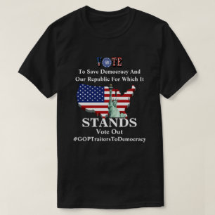OMRÖSTNING TILL Spara Demokrati och vår republik T Shirt
