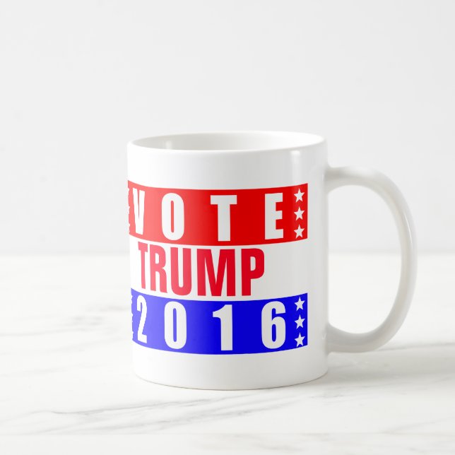 Omröstning: Trump 2016 Kaffemugg (Höger)