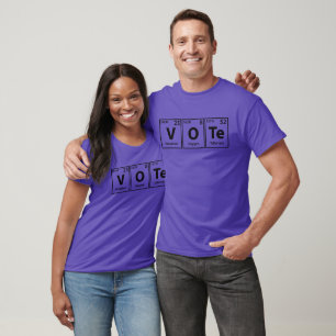 Omröstning (V-O-te) Periodisk stavning av Inslag T Shirt