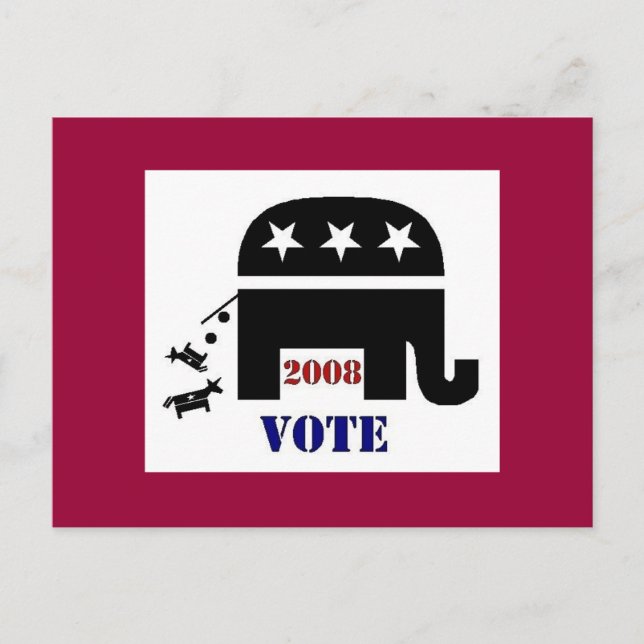 OMRÖSTNINGEN 2008 VYKORT (Framsida)