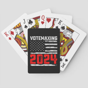 OmröstningMaxing 2024 Trump Presidentval Casinokort