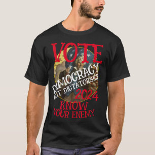 OMRÖSTNINGSDEMOKRATI INTE DIKTATUR 2024 T SHIRT