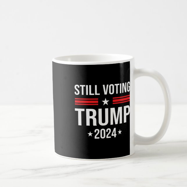 Omröstningsresultat 2024 Patriotic American Flagga Kaffemugg (Höger)