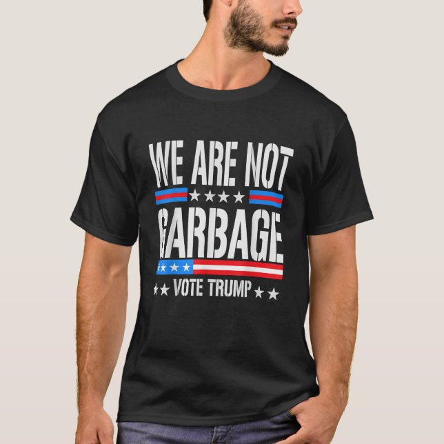 Omröstningsresultat 2024: Vi är inte Sopor i Humor T Shirt (Framsida)