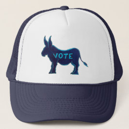 OMRT Blue Donkey-valdagen USA Voting Patriotic Keps