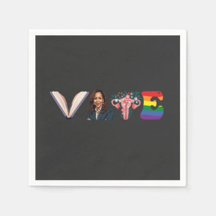 OMRTE Bokar Uterus LGBT Kamala Harris Walz Val Pappersservett