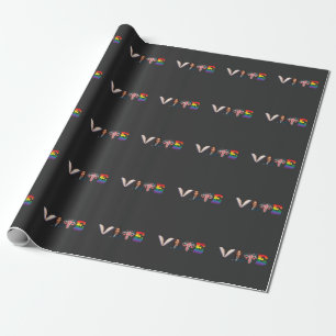 OMRTE Bokar Uterus LGBT Kamala Harris Walz Val Presentpapper
