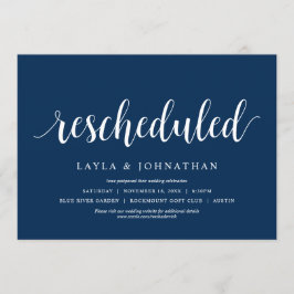 Omschemalagt, Bröllop Ändra datum Inbjudningar