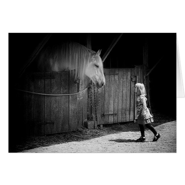 Ömsesidig kuriositet hälsningskort (Framsidan Horizontal)