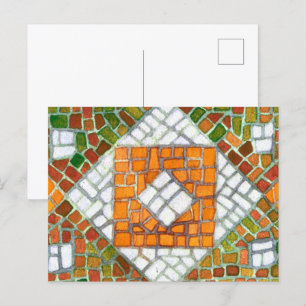 ÖMSESIDIGT MOSAIC-vykort Vykort
