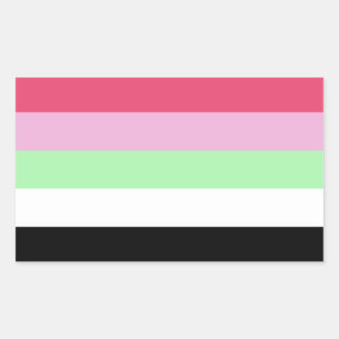 Ömsesidigt Pride Rektangulärt Klistermärke