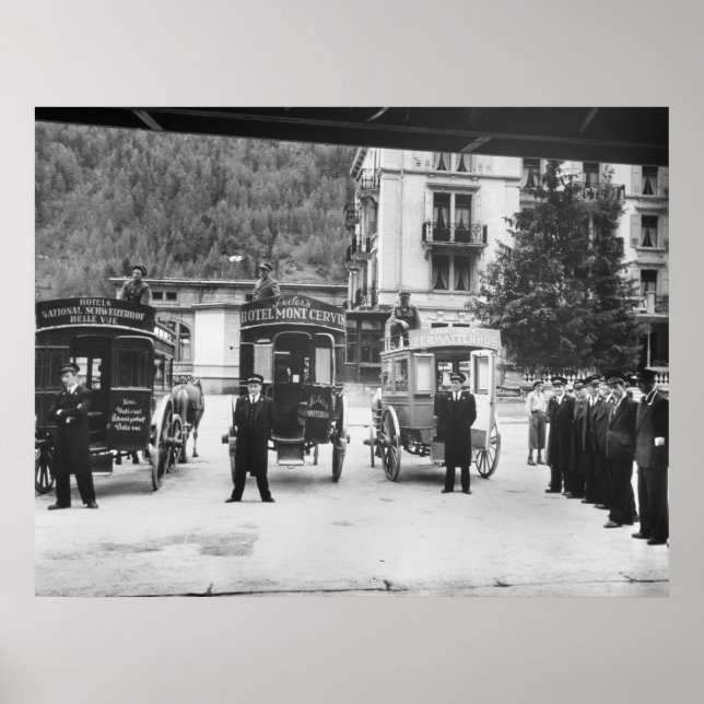 Omskalningsbar Taxi: 1954 Poster (Framsidan)