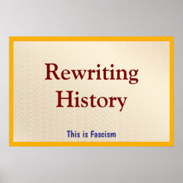 Omskrivning av historien poster