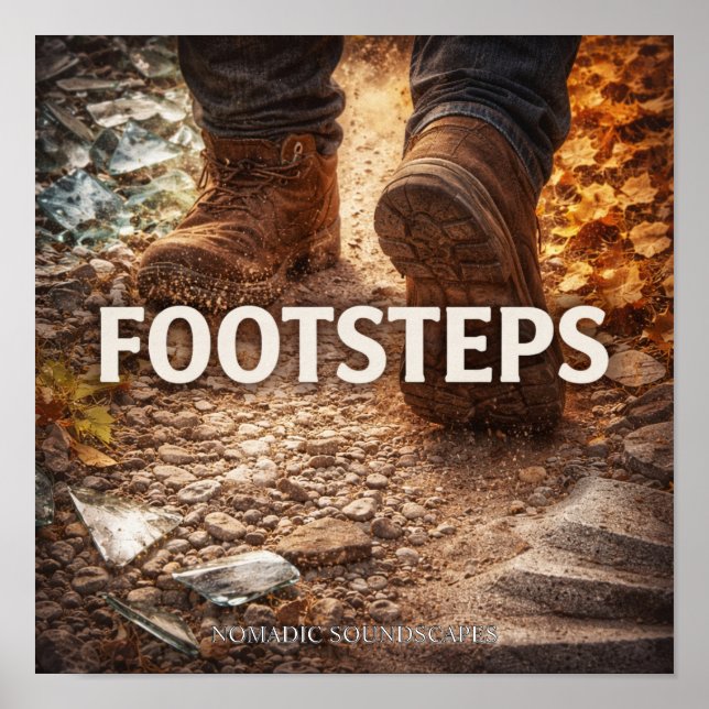 Omslag för Footsteps-album Poster (Framsidan)