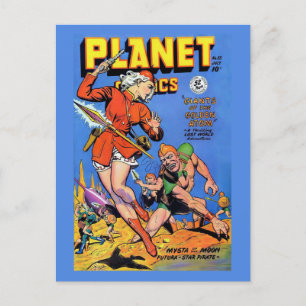 Omslaget till Planet Tecknads #55 Tecknad av Vin Vykort