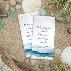 Omslagning av Ocean Funeral Memorial Pocket Tissue