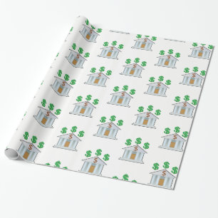 Omslagning av papper bank presentpapper