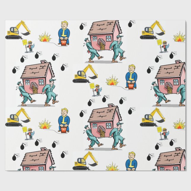 Omslagning av papper Flytta Presentpapper (Platt)