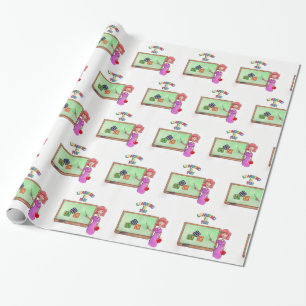 Omslagning av Papper lärare Presentpapper
