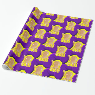 Omslagning av Papper oktopus Presentpapper