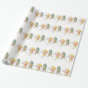 Omslagning av Pappra artister Presentpapper