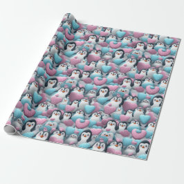 Omslagning Pappert - Transgender Pride Penguins 2 Presentpapper