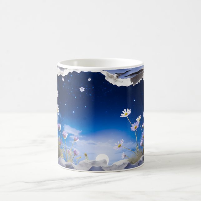 Omslagsinställning av 3D Starry Night Mugg (Center)