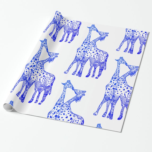 OmslagspapperAfrikas Kärlek Presentpapper (Utrullad)