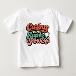 Omsorg är min superkraft Sjuksköterska T Shirt