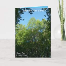 Omsorg-/bekymmerhälsningkort Kort