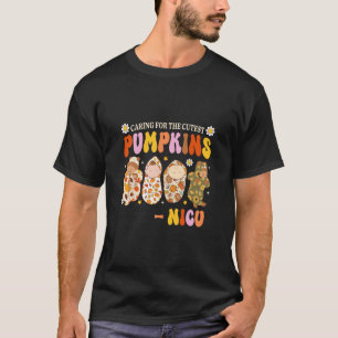 Omsorg För Den Sötaste Pumpan Nicu Höst Tack T Shirt