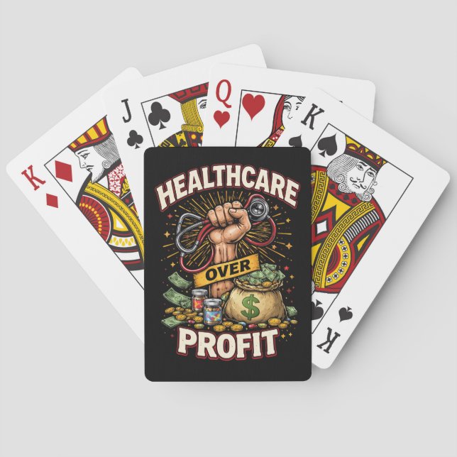 Omsorg före vinst casinokort (Baksidan)