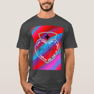Omsorg Från hjärtat familj T Shirt