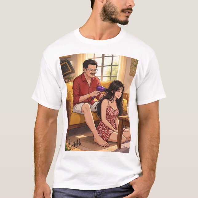 Omsorg genom kärlek t shirt (Framsida)
