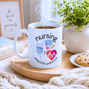 Omsorg Kräver Tålamod Kaffemugg