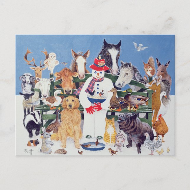 Omsorgsfull Vykort (Framsida)