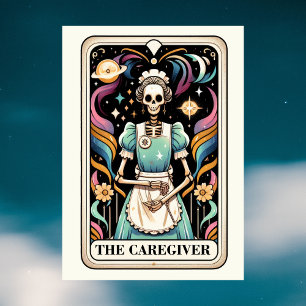 Omsorgsgivarens Tarotkort Morsdagsskelettet Kort