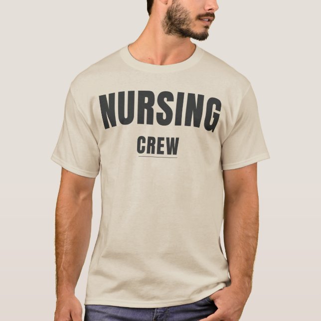 Omsorgsgrupp | Modern Omsorgsdesign T Shirt (Framsida)