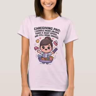 Omsorgsproffs rolig tvåloperadrama t shirt