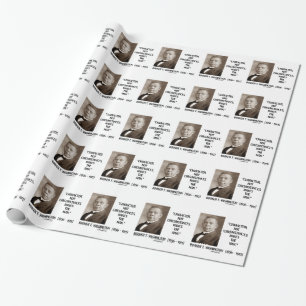 Omständigheter för tecken för Booker T. Washing Presentpapper