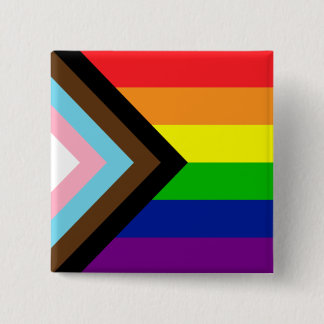 Omstart av Pride Flagga - inklusive trans och POC Knapp