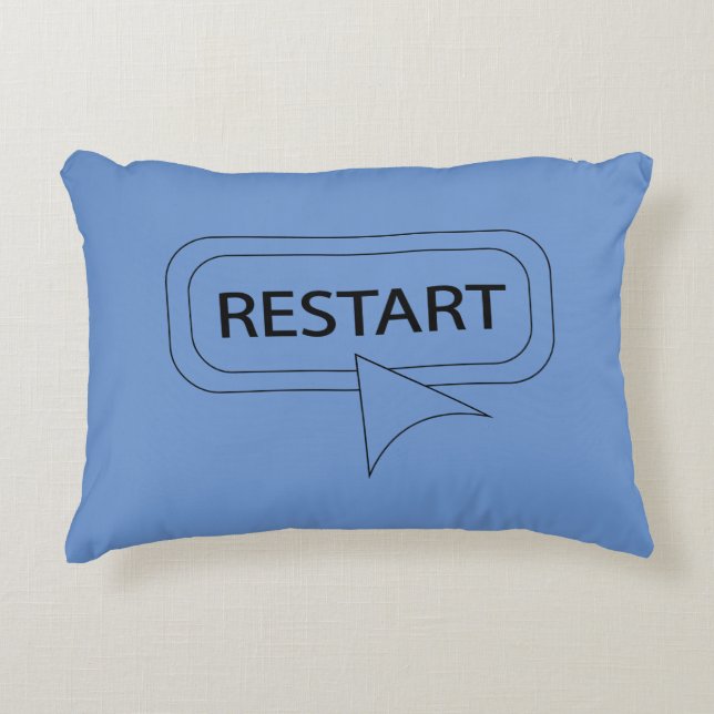 Omstart Prydnadskudde (Framsidan)