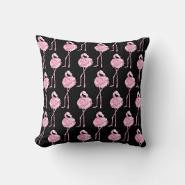 Ömt flamingoserie Design 3 Kuddöverdrag Kudde