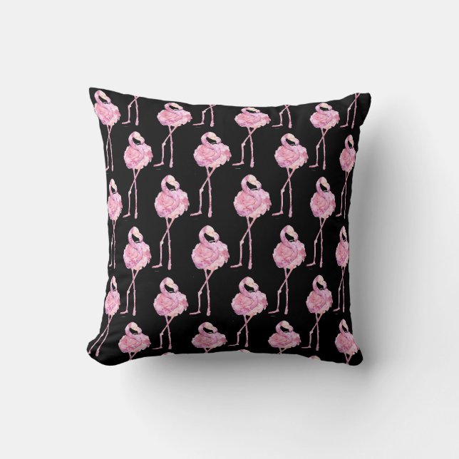 Ömt flamingoserie Design 3  Kuddöverdrag Kudde (Framsida)