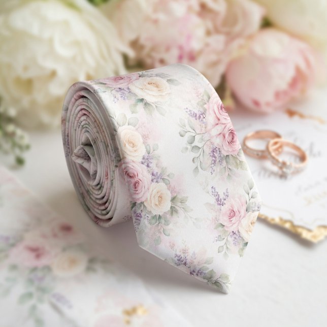Ömt rosa & lila mjuk pastellfärg slips (Skapare uppladdad)